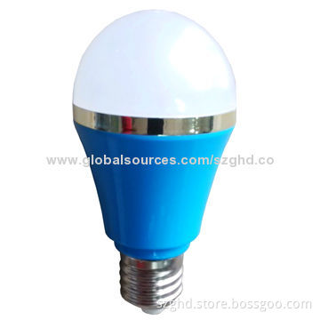 LED Bulb, 3W, Over 380lm, Plastic, E27, 100-240V AC Voltages
